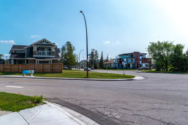 A residential street in Montgomery